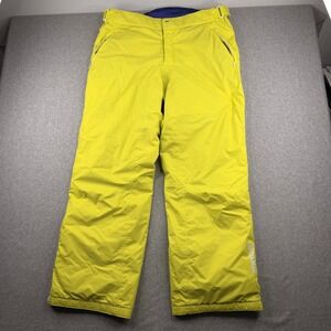 Colmar Superlight Experience ZENO Ski Pants Neon Yellow Mens Size 56 IT XL VTG
